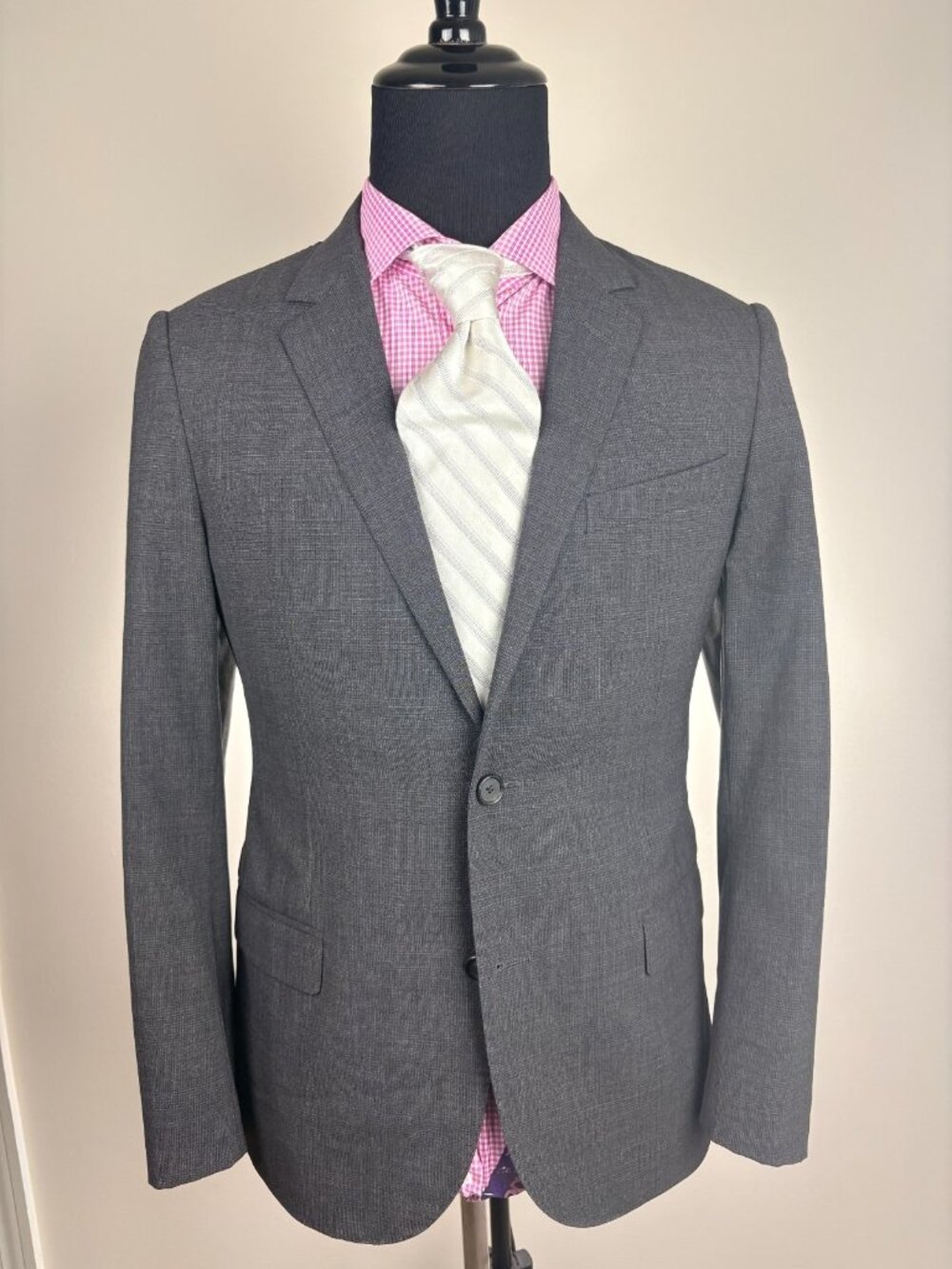LANVIN Gray Mens Blazer / Sport Jacket 40 S / R e50